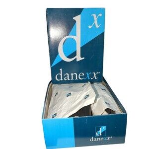 Danexx Austin Womens 7 M Black Bambi Leather Lace Up Cuffed Flat Boots Vtg 90's